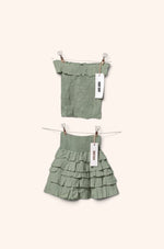Conjunto Regina en Olive - corto de algodón, Amor Amore