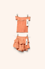 Conjunto Sofi en Orange Blush - corto de algodón, Amor Amore